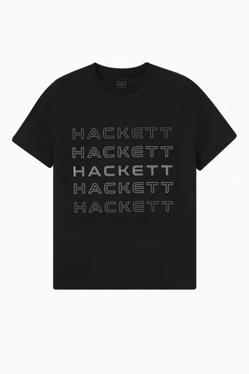 Gradient Logo T-shirt in Cotton-jersey