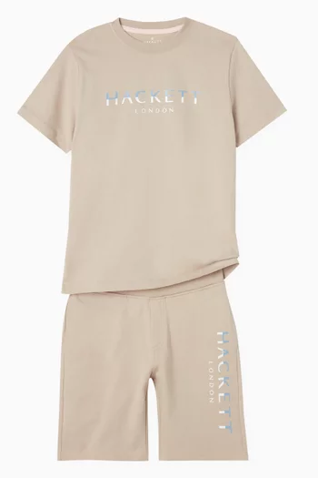 Logo Shorts in Cotton