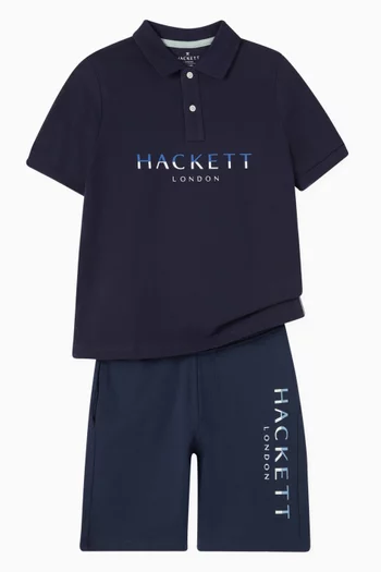 Logo Shorts in Cotton