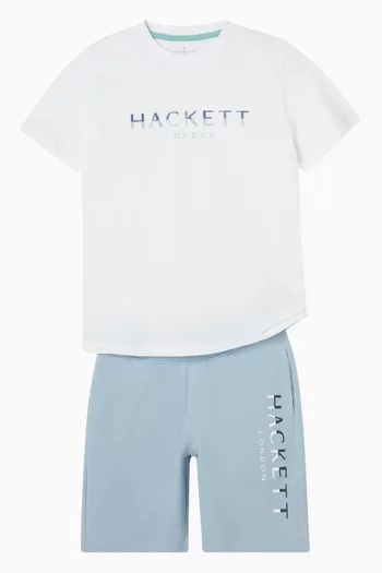 Logo Shorts in Cotton