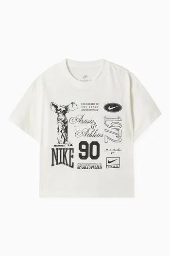 Graphic Logo T-Shirt in Cotton