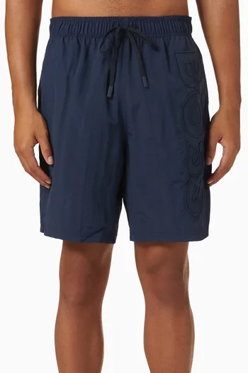 Logo-embroidered Swim Shorts in Recycled Nylon