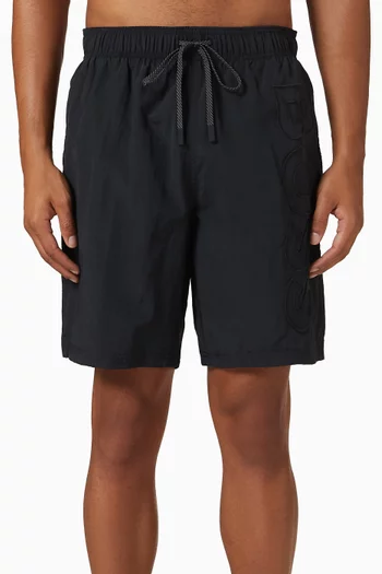 Logo-embroidered Swim Shorts in Recycled Nylon