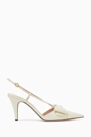 Bowow 85 Slingback Pumps in Kidskin Leather