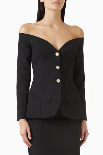 Vi Off-shoulder Blazer
