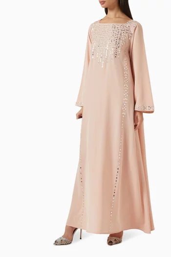 Mirror-embellished Kaftan