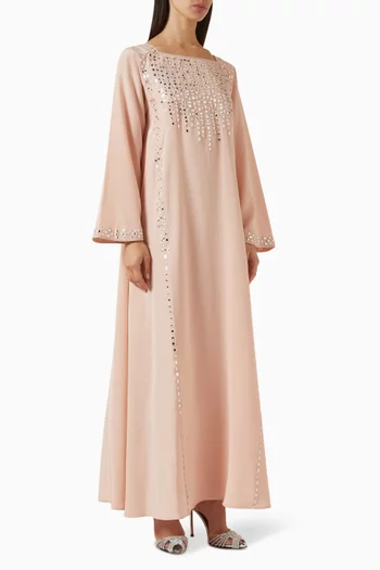 Mirror-embellished Kaftan