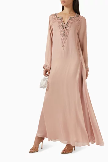 Bead-embellished Kaftan