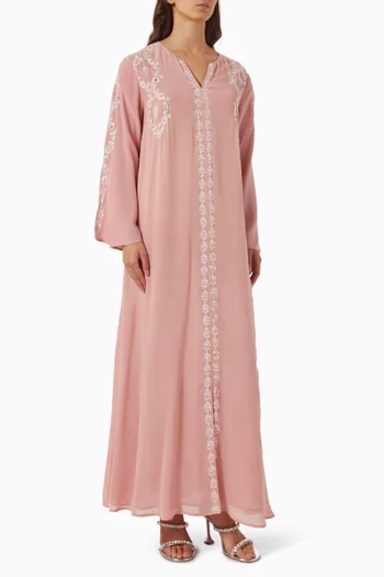 Mirror-embellished Kaftan