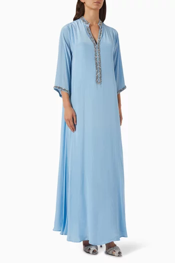 Crystal-embellished Kaftan