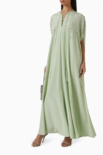 Bead-embellished Kaftan