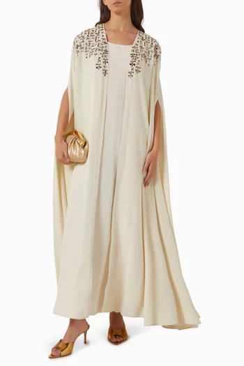 Sequin-embellished Abaya