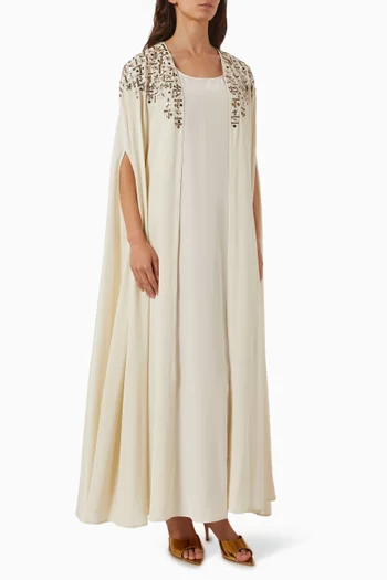 Sequin-embellished Abaya