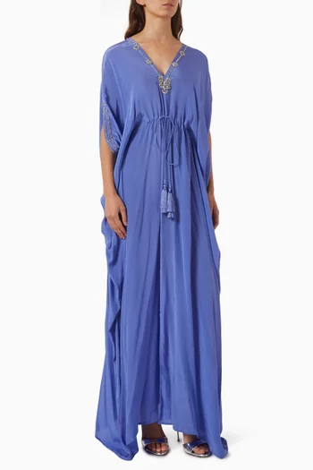 Crystal-embellished Kaftan
