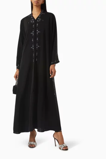 Bead-embellished Abaya