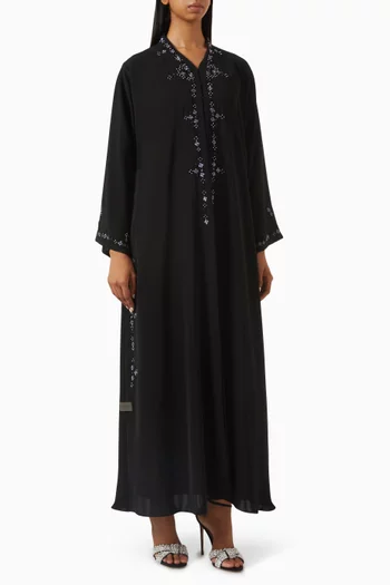 Bead-embellished Abaya