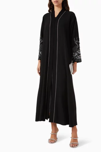 Thread & Bead-embellished Abaya