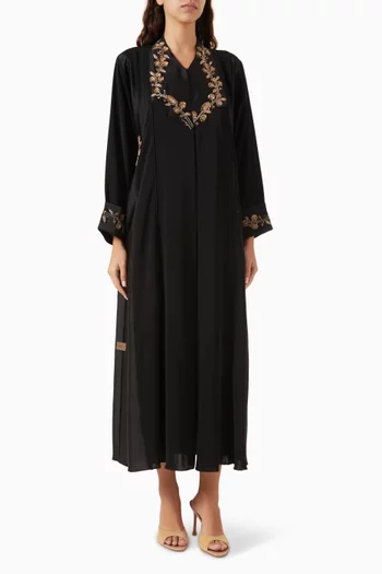 Sequin-embellished Abaya