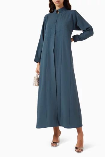 Panel-cut Abaya