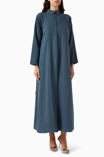 Panel-cut Abaya