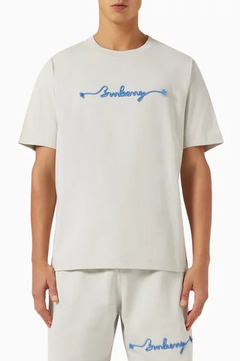 Knot Logo T-shirt in Cotton Jersey