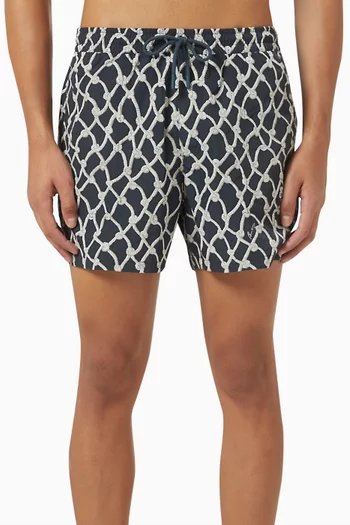Knot Swim Shorts in Nylon