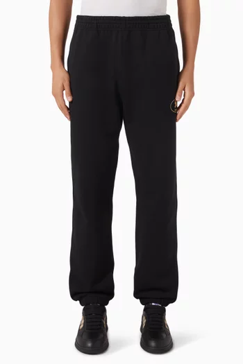 Knight Stamp Jogging Pants in Cotton