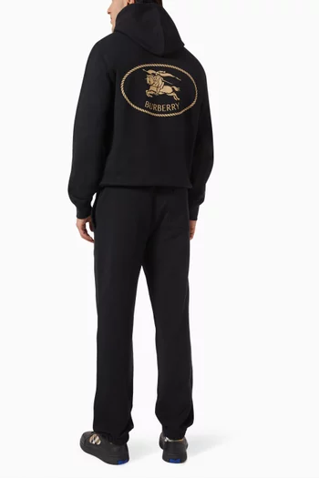 Knight Stamp Hoodie in Cotton