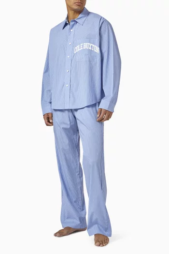 Pyjama Shirt in Cotton-poplin