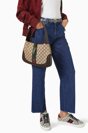 Classic GG Jackie Bag in Monogram Canvas & Leather
