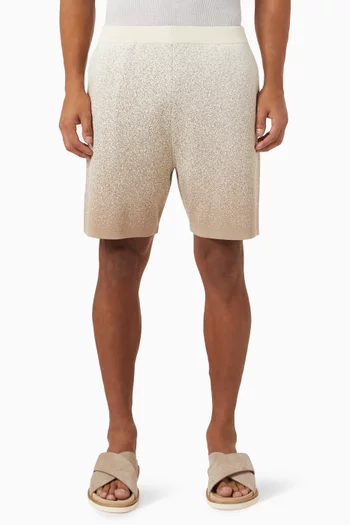 Shorts in Ombré-knit