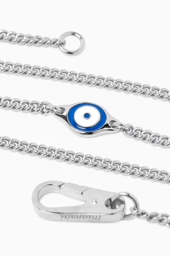 Single Eye Bracelet in Sterling Silver