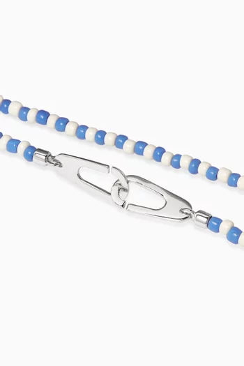 Niko Beaded Bracelet in Sterling Silver