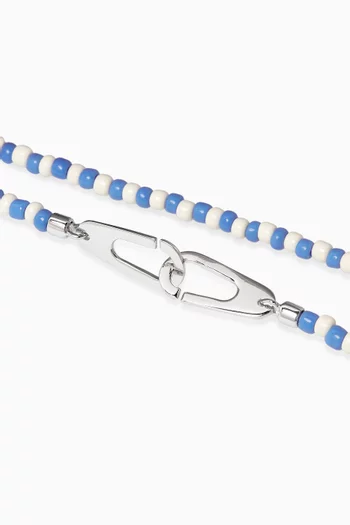 Niko Beaded Bracelet in Sterling Silver