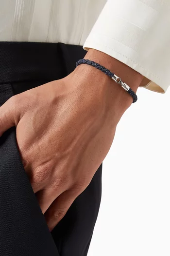 Cruz Denim Bracelet in Sterling Silver