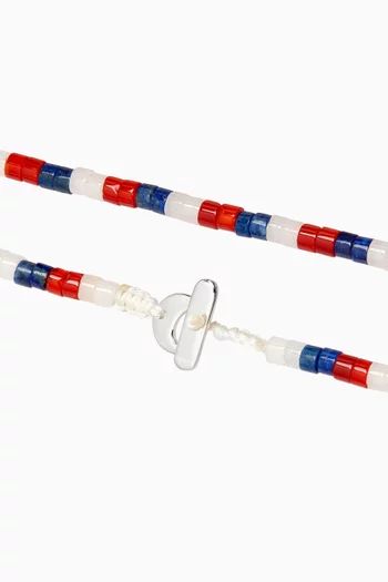 Kai Beaded Bracelet in Sterling Silver