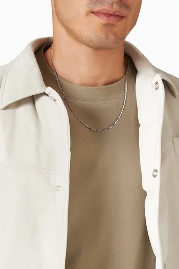 قلادة فيسبر بسلسلة فضة إسترلينية