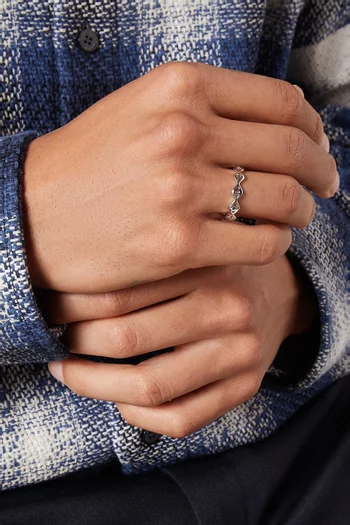Mati Eye Ring in Sterling Silver