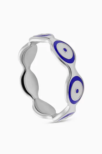 Eye Ring in Sterling Silver