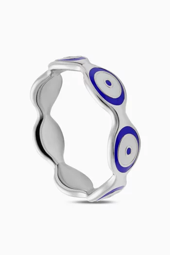 Eye Ring in Sterling Silver