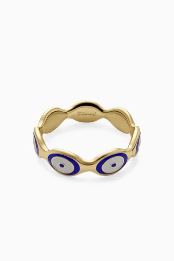 Eye Ring in 14kt Gold Vermeil