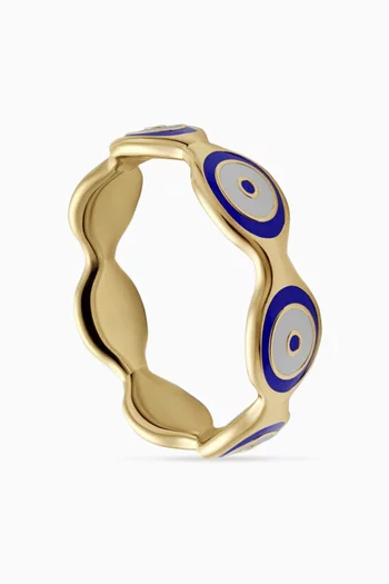 Eye Ring in 14kt Gold Vermeil