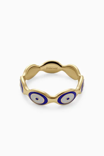 Eye Ring in 14kt Gold Vermeil