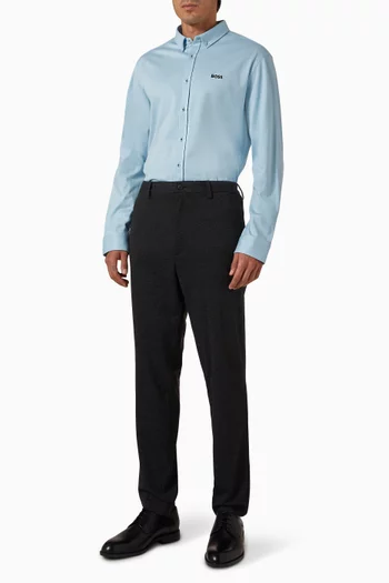 Regular-fit Shirt in Cotton Jersey