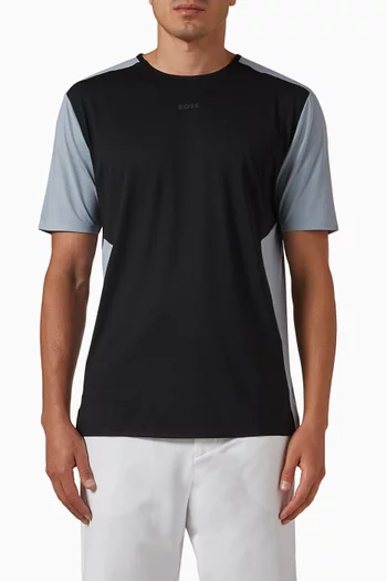 Slim-fit T-shirt in Active Mesh Jersey
