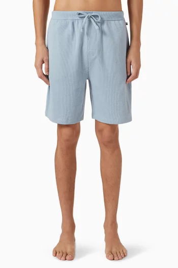 Waffle Shorts in Cotton-blend