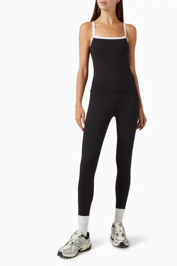 DayFlex Contrast-trim High-waisted Leggings