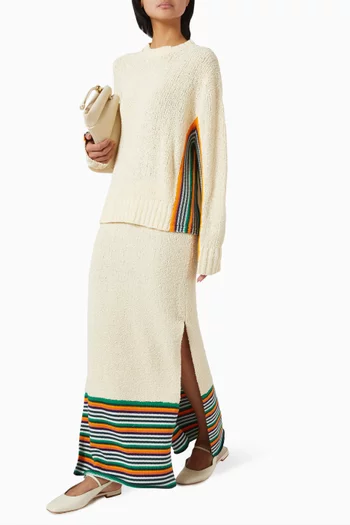 Relaxed-fit Sweater in Bouclé-knit