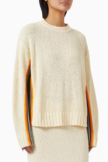 Relaxed-fit Sweater in Bouclé-knit