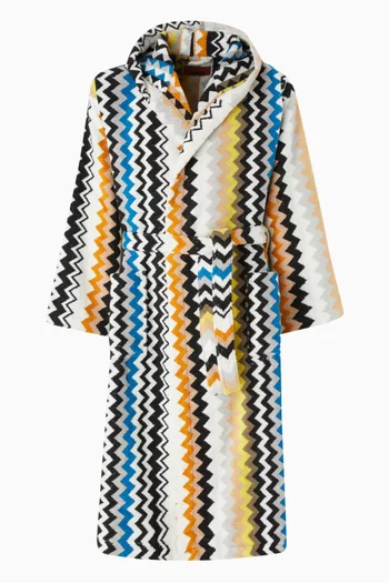 Unisex Best Hooded Bathrobe in Cotton-terry